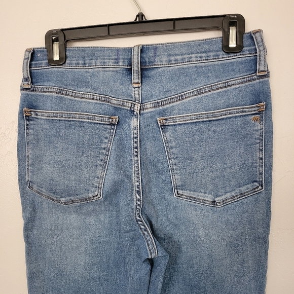 Madewell Women's 27 10" Roadtripper Skinny Jeans High Rise Light Medium Wash - Picture 2 of 8